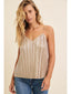 Shine Bright Pleated Tank