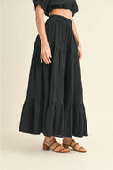 Concert Maxi Skirt | Black