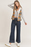 Button Fly Ankle Wide Leg Jeans