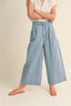 Denim Palazzo Pants