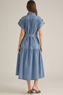 The All Dae Denim Midi Dress Entro
