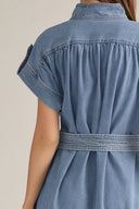 The All Dae Denim Midi Dress Entro