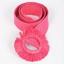 Faux Straw Elastic Belt 3AM BY H&D ACCESSORIES