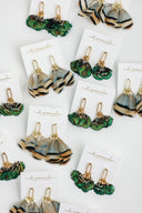 Mallard Feather Tassel Statement Earrings St Armands Designs of Sarasota