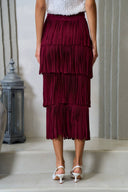 Fringe Sweater Skirt Lalavon