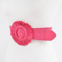 Faux Straw Elastic Belt 3AM BY H&D ACCESSORIES