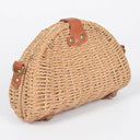 Semi Circle Bamboo Clutch 3AM BY H&D ACCESSORIES