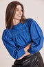 Ella Sapphire Blue Blouse