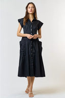 Everydae Noir Midi Dress