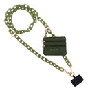 Clip & Go Crossbody Phone Strap w/ Pouch - Chunky Chain 