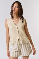 Fringe Sweater Vest