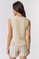 Fringe Sweater Vest