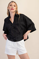 Threaded Blooms Top