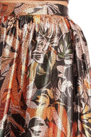 Glitter Bloom Maxi Skirt