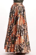 Glitter Bloom Maxi Skirt