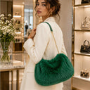Fluff & Fabulous Faux Fur Shoulder Bag Joia