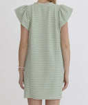 Green Willow Shift Dress