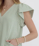 Green Willow Shift Dress