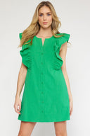 Green with Envy Shift Dress