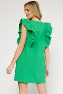 Green with Envy Shift Dress