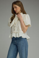 Magnolia Bow Blouse Entro