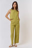 Somewhere Sunny Linen Jumpsuit