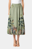 Jungle Vibes Bubble Skirt