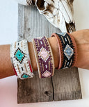 Leather Beaded Bracelet