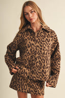 The Wild Card Leopard Jacket Mustard Seed