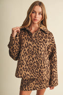 The Wild Card Leopard Jacket Mustard Seed