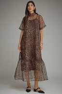 The Wildest Dreams Leopard Midi Dress Entro