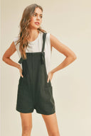 Linen Knotted Shortalls