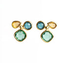 Gemstone Quartz Stud Earrings Winton and Waits
