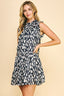 Navy Speckled Dress