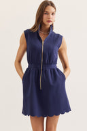 Midnight Move Scallop Dress Laundry Dae
