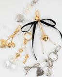 Pearl Bow Bag Charm