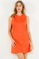 Orange You Suede Tank Dress