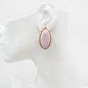 Color Me Chic Oval Statement Earrings Joia