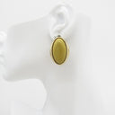 Color Me Chic Oval Statement Earrings Joia