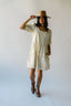 Owensville Corduroy Dress in Cream