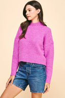 Cozy Elevation Mock Neck Sweater