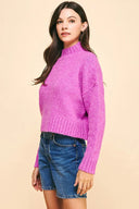 Cozy Elevation Mock Neck Sweater