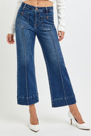 Pintuck Perfection Crop Jean