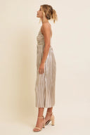Starlight Pleats Midi Dress