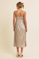 Starlight Pleats Midi Dress