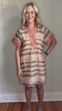 Brushstroke Shift Dress