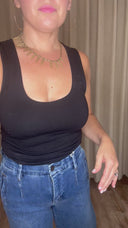 High Rise Crop Wide Leg Jeans