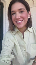Fresh Perspective Relaxed Button Down Shirt – Light Green