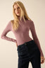 Solid Knit Mock Neck Bodysuit