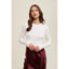 Ribbed Textured Fitted Knit Top